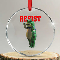 Funny Inflatable Portland Frog Resist Crystal Glass Ornament Freedom Protest TS02