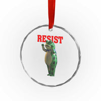 Funny Inflatable Portland Frog Resist Crystal Glass Ornament Freedom Protest TS02
