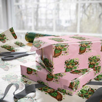 Funny Irish Highland Cow Wrapping Paper Roll St Patricks Day Gift