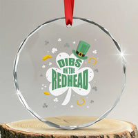 Funny Irish St Patricks Day Crystal Glass Ornament Prone To Shenanigans TS02