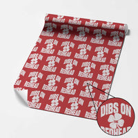 Funny Irish St Patricks Day Shamrock Dibs On The Redhead Wrapping Paper Roll