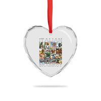 Funny Italian Brainrot Meme Art Heart Crystal Glass Ornament Surreal Humor Pop Culture Collage - Wonder Print Shop