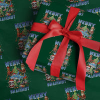 Funny Italian Brainrot Meme Christmas Wrapping Paper Roll Merry Brainrot Xmas Gen Alpha - Wonder Print Shop