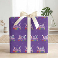 Funny It's My Birthday Easter Day Wrapping Paper Roll Rabbit Eggs
