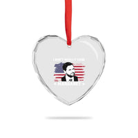 Funny JD Vance Heart Crystal Glass Ornament I Don't Really Care Margaret American Flag - Wonder Print Shop
