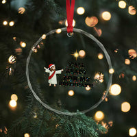 Funny Jesus Christmas Crystal Glass Ornament Are You All Ready For My Birthday - Wonder Print Shop
