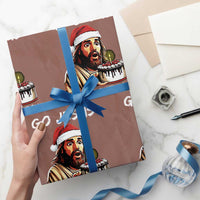 Funny Jesus Christmas Wrapping Paper Roll Go Jesus It Is Your Birthday - Wonder Print Shop