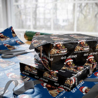 Funny Jesus Christmas Wrapping Paper Roll Go Jesus It Is Your Birthday - Wonder Print Shop