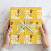 Funny Jesus Meme Quote Wrapping Paper Roll Easter Guess Whos Back Funny Religious