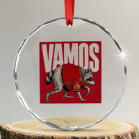 Funny Jimothy Vamos Spain Soccer Fans Parody Crystal Glass Ornament Seattle Raccoon Espana Champs Victory Celebration
