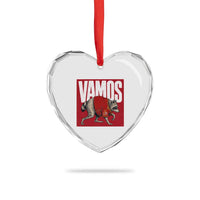 Funny Jimothy Vamos Spain Soccer Fans Parody Heart Crystal Glass Ornament Seattle Raccoon Espana Champs Victory Celebration