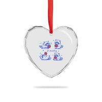 Funny Jimothy Viral Raccoon Heart Crystal Glass Ornament Cute Baby Trash Panda Strawberry