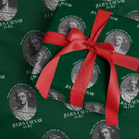Funny Julius Caesar Wrapping Paper Roll What Are You Gonna Do Stab Me Roman History - Wonder Print Shop