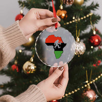 Funny Kwanzaa Bigfoot Lover Crystal Glass Ornament Festival Of Lights African Heritage Gift TS12