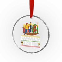 Funny Kwanzaa Is Lit Crystal Glass Ornament Festival Of Lights African Heritage Gift - Wonder Print Shop