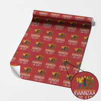 Funny Kwanzaa Is Lit Wrapping Paper Roll Festival Of Lights African Heritage Gift - Wonder Print Shop