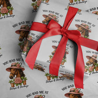 Funny Ky Derby Horse Racing Wrapping Paper Roll You Had Me At Juleps and Jockeys - Wonder Print Shop