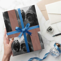 Funny Labrador Selfie With Bear Wrapping Paper Roll Dog Lover Gift - Wonder Print Shop
