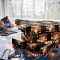 Funny Lactose Tolerant Wrapping Paper Roll Ironic Sarcastic Funny Humor Cringe Meme - Wonder Print Shop