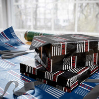Funny Let's Go Taco Wrapping Paper Roll Stars and Stripes Political Satire - Wonder Print Shop