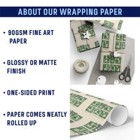 Funny Liver Cancer Warrior Support Gift Wrapping Paper Roll Just A Strong Goose