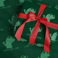Funny Lizard Lizard Lizard Wrapping Paper Roll Weirdcore Gecko Reptile Meme - Wonder Print Shop