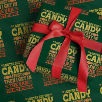 Funny Lollipop Van Gift Wrapping Paper Roll Creepy Adult I Gotta See The Candy First I'm Not Stupid - Wonder Print Shop