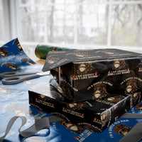 Funny Man Saying Wrapping Paper Roll Im A Simple Old Man I Am Grumpy And Like Boobs Bigfoot Gag Gift