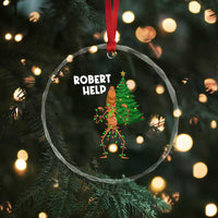 Funny Marcus The Worm Christmas Crystal Glass Ornament Robert Help Xmas Tree - Wonder Print Shop