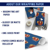 Funny Marcus The Worm Six Seven Lunar New Year Meme Wrapping Paper Roll - Wonder Print Shop