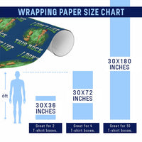 Funny Marcus The Worm Wrapping Paper Roll I Don't Like This Rock Brain Rot - Wonder Print Shop