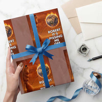 Funny Marcus Wrapping Paper Roll Robert Its Pissing Me Off Worm Meme - Wonder Print Shop
