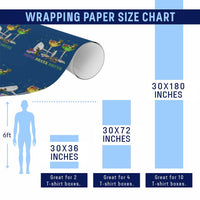 Funny Mardi Gras Drinking Wrapping Paper Roll Drink Drank Drunk Glass Of Wine Alligators