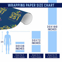 Funny Mardi Gras In Mobile Alabama Wrapping Paper Roll OMG 251 Original Mardi Gras Jester Hat