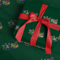 Funny Mardi Gras Teacher Krewe Wrapping Paper Roll Parade Carnival School Beads