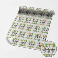 Funny Mariachi Frog Guitar Fiesta Wrapping Paper Roll Cinco De Mayo Gift
