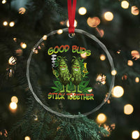 Funny Marijuana Crystal Glass Ornament Good Buds Stick Together Couples 420 Weed Cannabis TS02