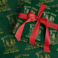 Funny Marijuana Wrapping Paper Roll Good Buds Stick Together Couples 420 Weed Cannabis - Wonder Print Shop