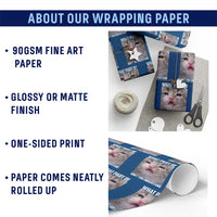 Funny Math Cat Lover Wrapping Paper Roll What Part Of Do Not You Understand - Wonder Print Shop