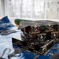 Funny Mexican Dad Wrapping Paper Roll El Jefe Grilling Stand Back Fathers Day - Wonder Print Shop