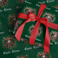 Funny Mexican Santa Wrapping Paper Roll Cholo Claus Christmas in Mexico