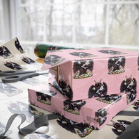 Funny Mothman Bunny Ears Wrapping Paper Roll Point Pleasant Cryptid Lover Gift