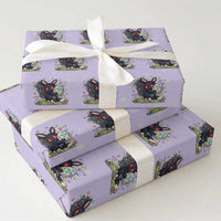 Funny Mothman Easter Bunny Ears Wrapping Paper Roll Cryptid Lover Gift