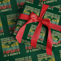 Funny Mothman Eat My Entire Ass Wrapping Paper Roll Vintage Cryptid Funny Mothman Meme - Wonder Print Shop
