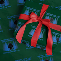 Funny Mothman Fat Ass Wrapping Paper Roll Vintage Cryptid Funny Moth Man Meme - Wonder Print Shop