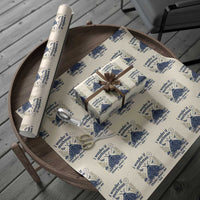 Funny Mothman Wrapping Paper Roll I Wonder If Mothman Thinks About Me Too Cryptid Weirdcore