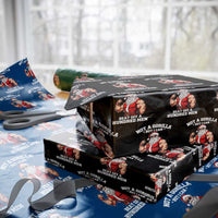 Funny Muscle Santa Wrapping Paper Roll Not A Gorilla But I Can Beat Off 100 Men Bodybuilder Christmas - Wonder Print Shop