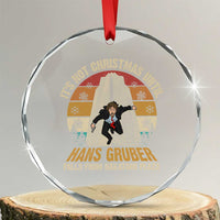 Funny Nakatomi Plaza Crystal Glass Ornament It's Not Christmas Until Hans Gruber Falls TS09