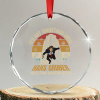 Funny Nakatomi Plaza Crystal Glass Ornament It's Not Christmas Until Hans Gruber Falls TS09