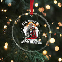 Funny Nakatomi Plaza Crystal Glass Ornament It's Not Xmas Until Hans Gruber Falls From Nakatomi Plaza Explode TS11